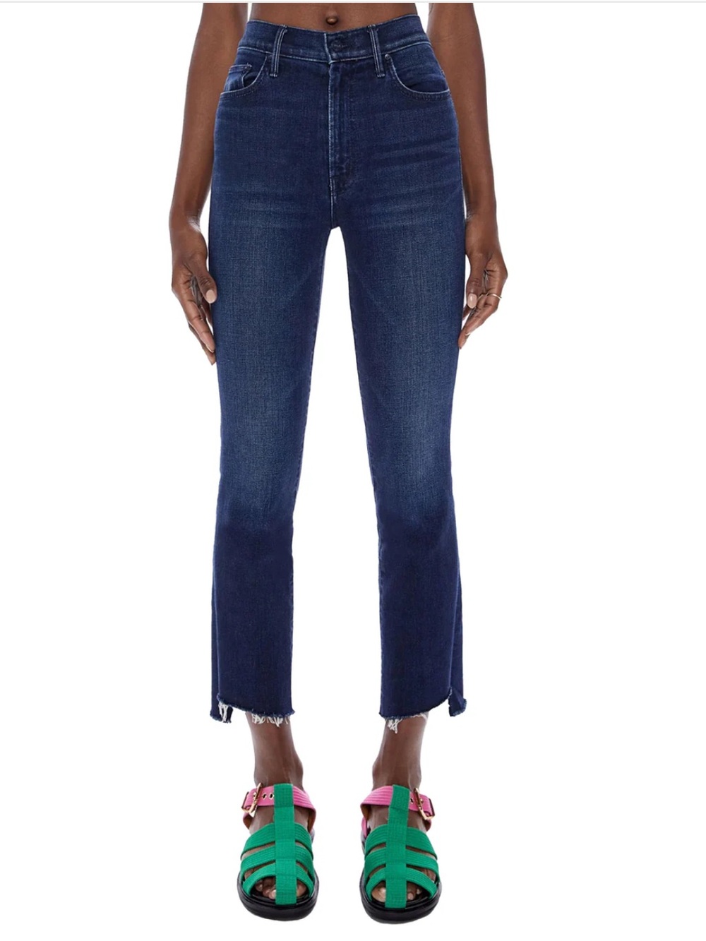 MOTHER The Insider Step Fray Jeans- Size 30